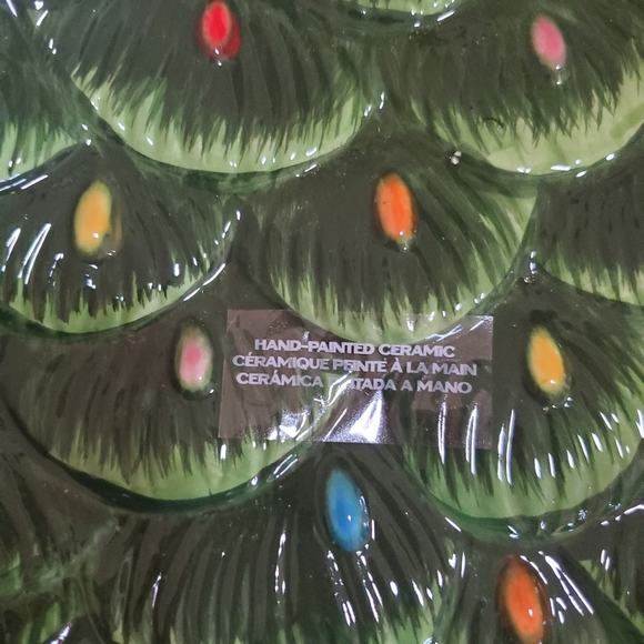 Nostalgic Christmas Tree Serving Platter-NWT - Picture 2 of 4